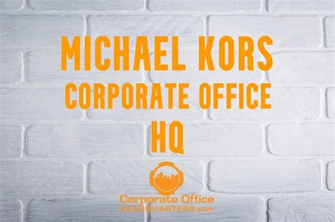 michael kors albany|Michael Kors corporate office address.